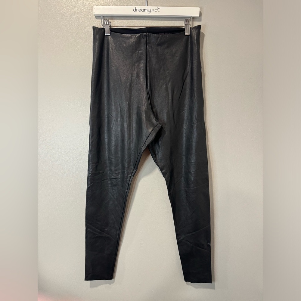 Commando Faux Leather Legging in Black Size XL - Picture 2 of 6
